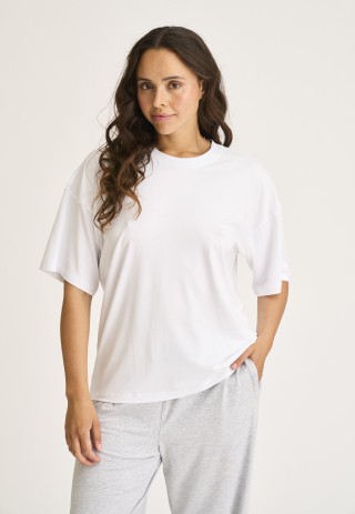 Oversized Tee | Bambusviskose | Hvid -JBS of Denmark Women