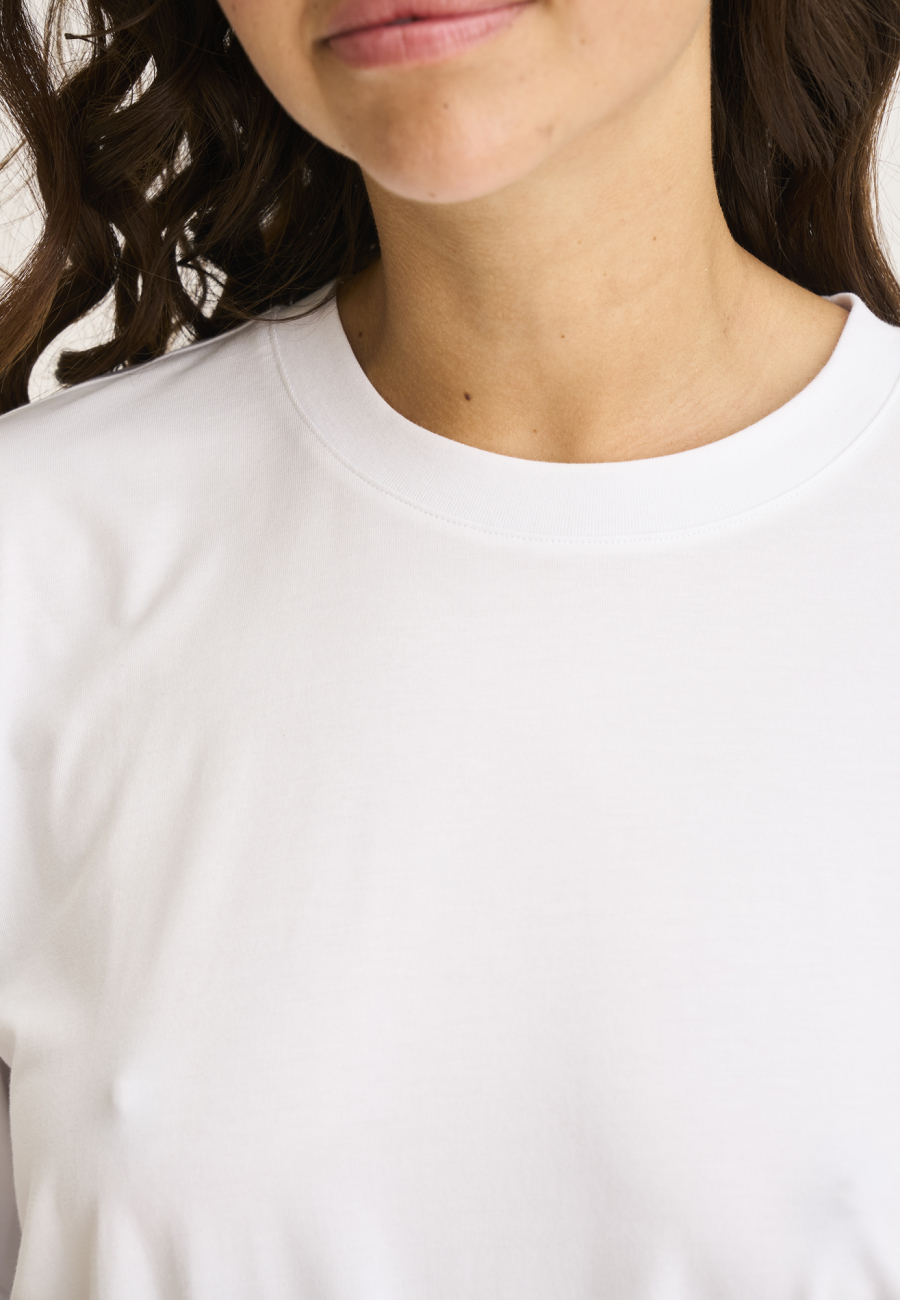 Oversized Tee | Bambusviskose | Hvid -JBS of Denmark Women