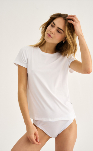 T-shirt |  Bambusviskose | Hvid -JBS of Denmark Women