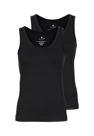 Tanktop 2-pak | Bambusviskose | Sort -JBS of Denmark Women Tanktop 2-pak | Bambusviskose | Sort -JBS of Denmark Women