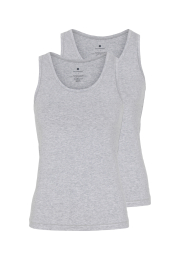 Tanktop 2-pak | Bambusviskose | Grå -JBS of Denmark Women