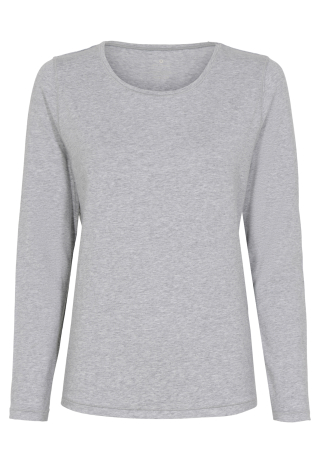 Langærmet t-shirt |  Bambusviskose | Grå -JBS of Denmark Women