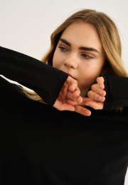 Langærmet t-shirt |  Bambusviskose | Sort -JBS of Denmark Women