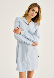 Natkjole | Bambusviskose | Blåstribet -JBS of Denmark Women