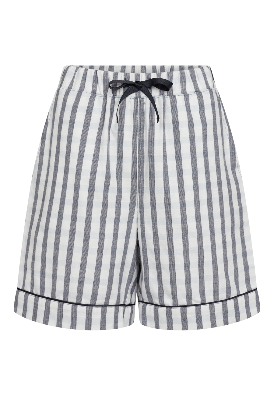 Pyjamasshorts | 100% økologisk bomuld | Navy stribet -JBS of Denmark Women