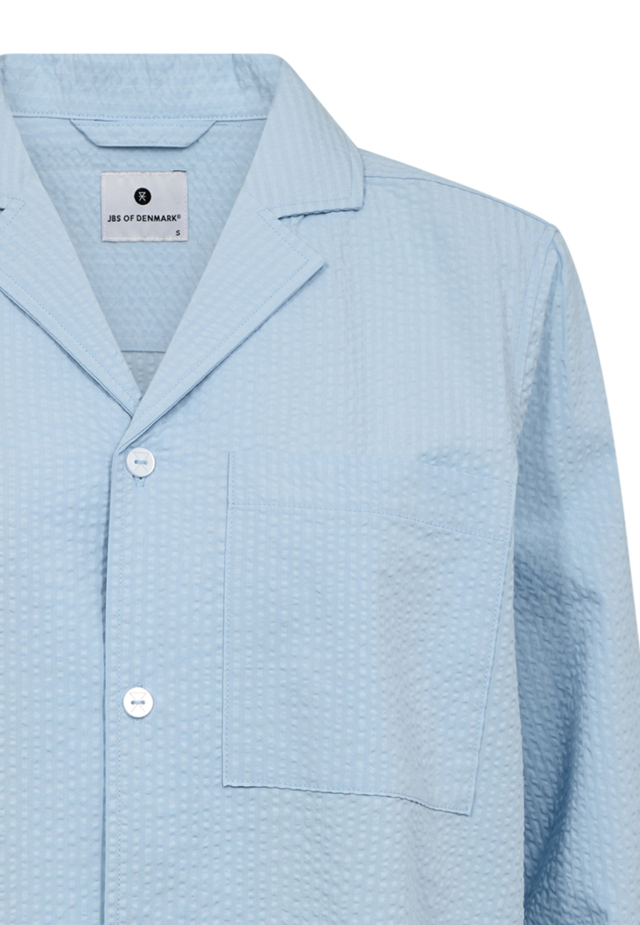 Pyjamasskjorte | Bambusviskose | Lys blå -JBS of Denmark Women