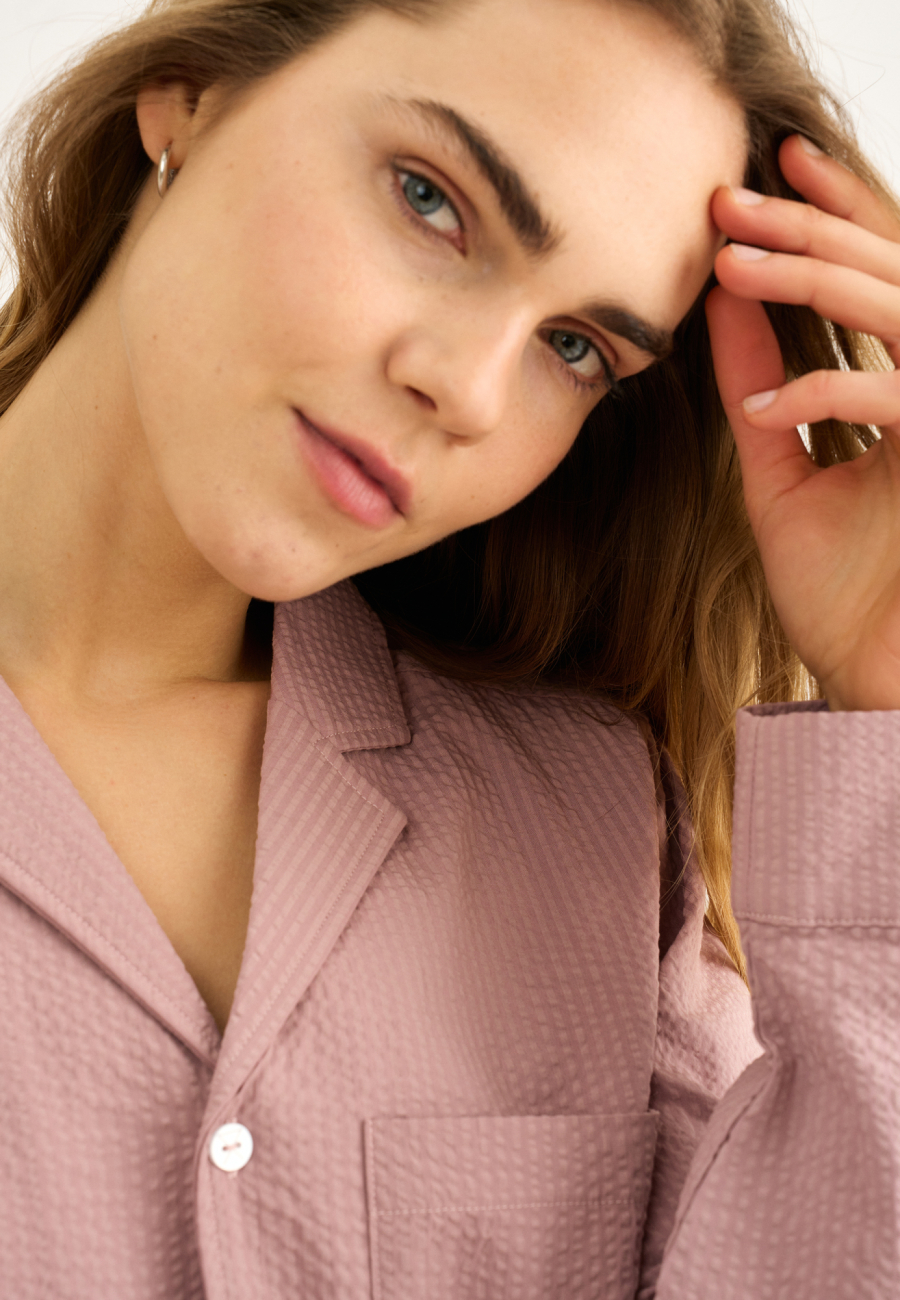 Pyjamasskjorte | Bambusviskose | Rosa -JBS of Denmark Women