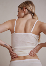 Stroptop | 100% uld | Ivory -JBS of Denmark Women