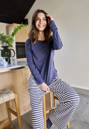 Langærmet t-shirt | Bambusviskose | Lavendel -JBS of Denmark Women