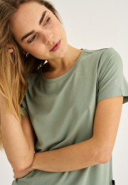 T-shirt |  Bambusviskose | Grøn -JBS of Denmark Women
