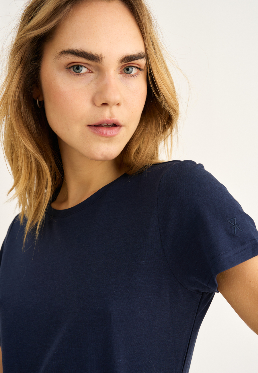 T-shirt |  Bambusviskose | Navy -JBS of Denmark Women