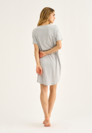 Big shirt |  Bambusviskose | Grå -JBS of Denmark Women