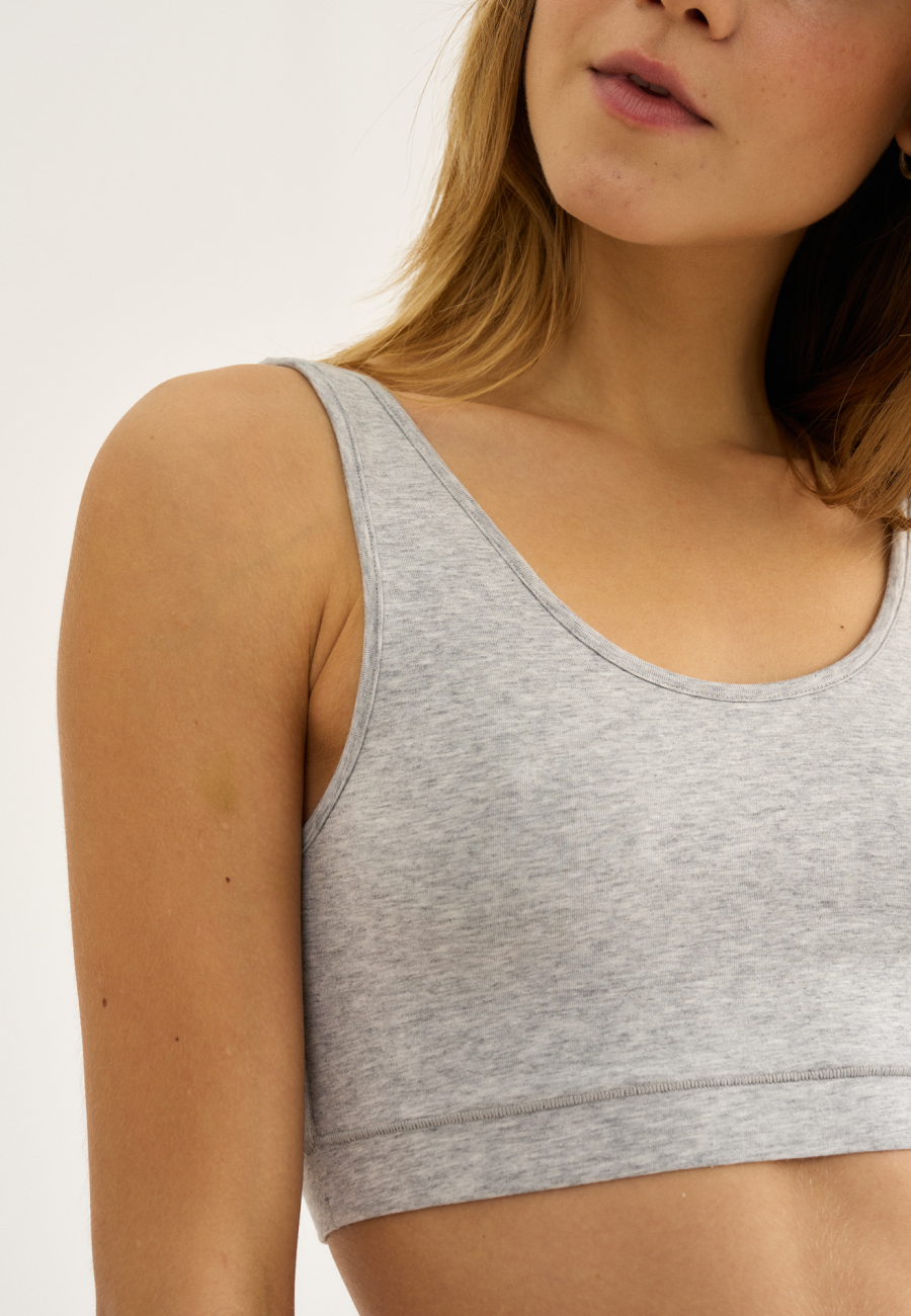 BH-top |  Bambusviskose | Grå -JBS of Denmark Women