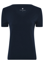 T-shirt v-neck | Bambusviskose | Navy -JBS of Denmark Women