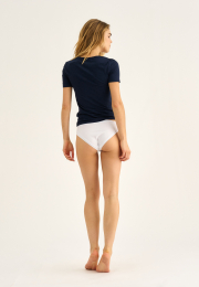 T-shirt v-neck | Bambusviskose | Navy -JBS of Denmark Women