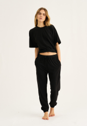 Bukser | Bambusviskose | Sort -JBS of Denmark Women