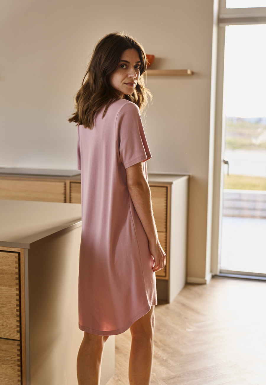 Big shirt |  Bambusviskose | Rosa -JBS of Denmark Women