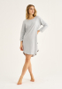 Big shirt m. lange ærmer | Bambusviskose | Grå -JBS of Denmark Women