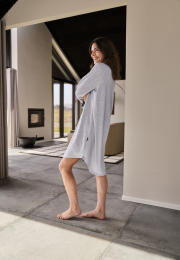 Big shirt m. lange ærmer | Bambusviskose | Grå -JBS of Denmark Women