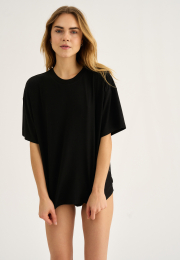 Oversized Tee | Bambusviskose | Sort -JBS of Denmark Women