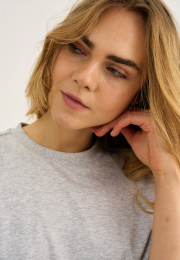 Oversized Tee | Bambusviskose | Grå -JBS of Denmark Women