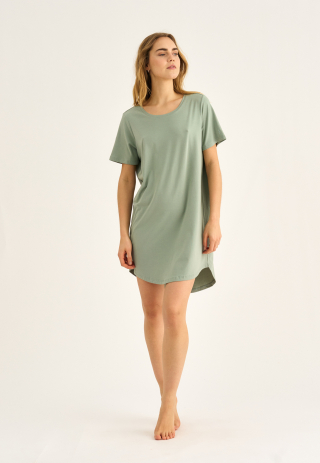 Big shirt |  Bambusviskose | Grøn -JBS of Denmark Women