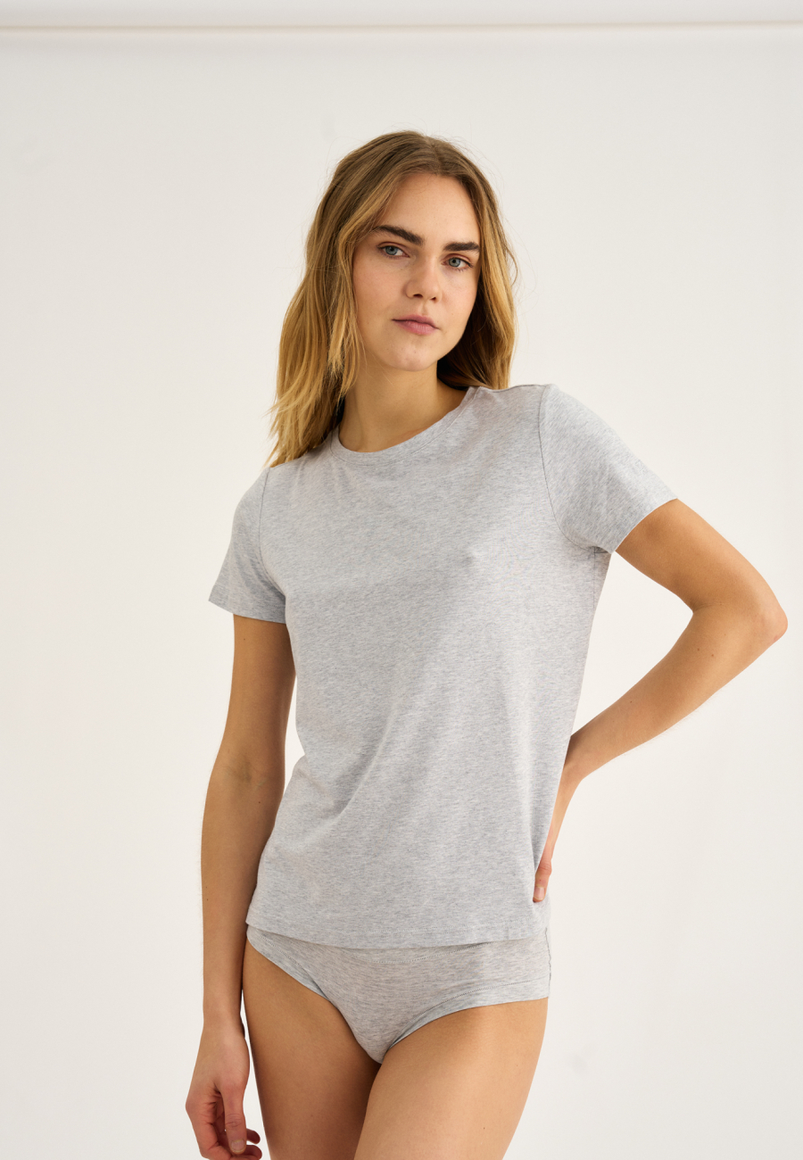 T-shirt |  Bambusviskose | Grå -JBS of Denmark Women