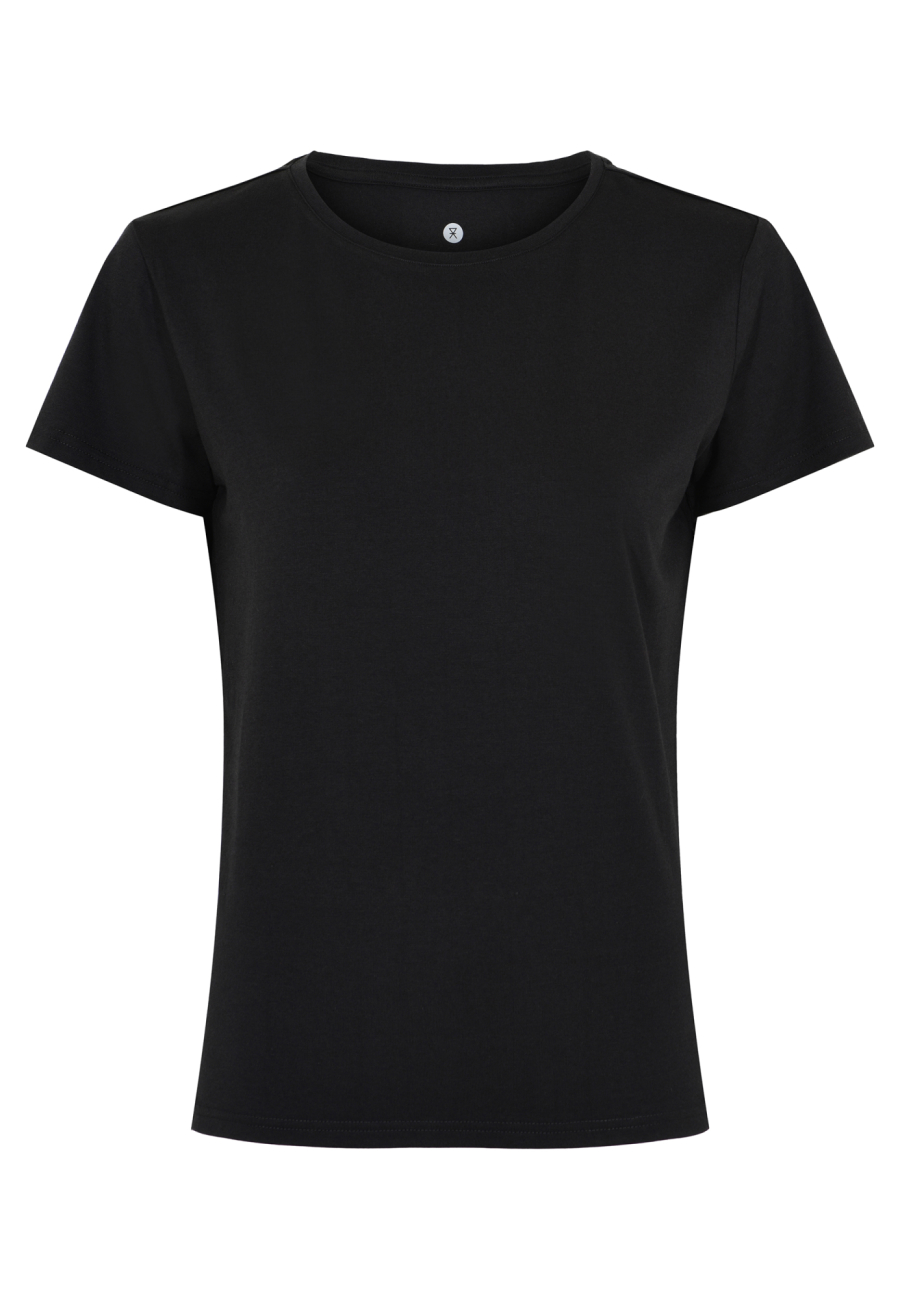 T-shirt |  Bambusviskose | Sort -JBS of Denmark Women