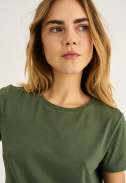 T-shirt |  Bambusviskose | Grøn -JBS of Denmark Women