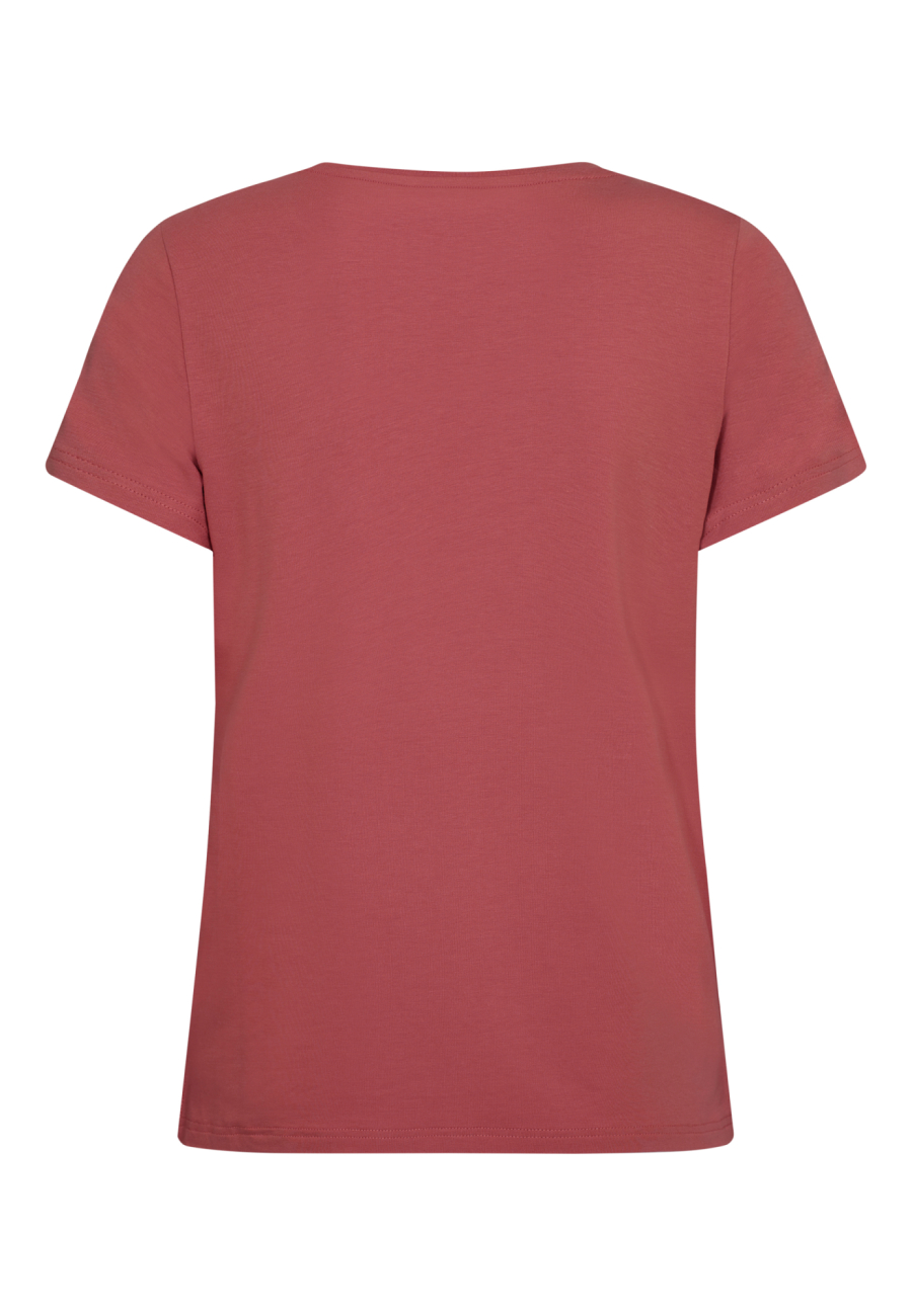 T-shirt, Bambusviskose, Rød