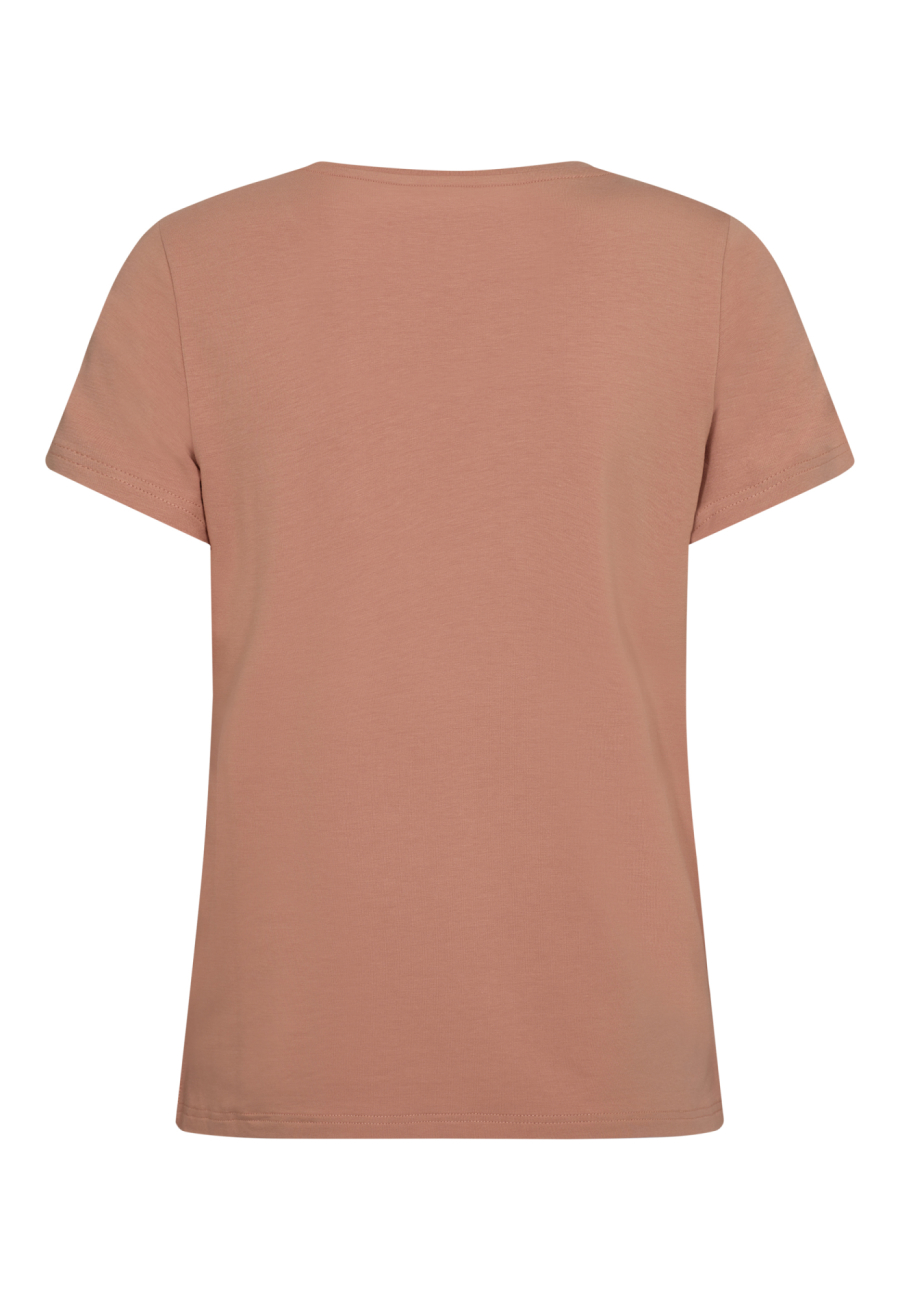 T-shirt |  Bambusviskose | Fersken -JBS of Denmark Women