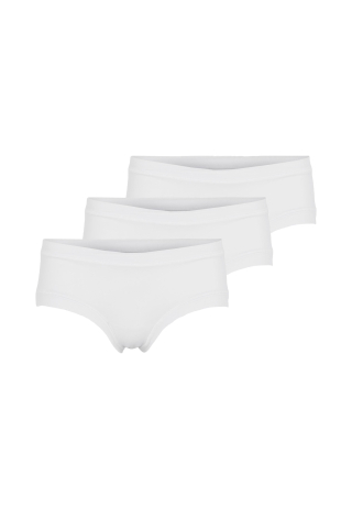 Hipster 3-pak |  Bambusviskose | Hvid -JBS of Denmark Women