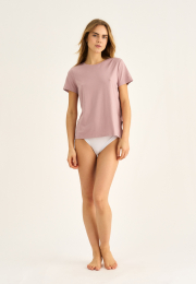 T-shirt |  Bambusviskose | Rosa -JBS of Denmark Women