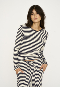 Rib trøje | Bambusviskose | Blåstribet -JBS of Denmark Women
