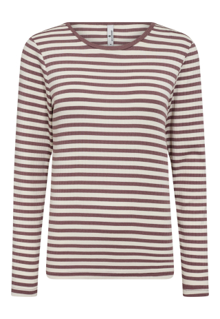 Rib trøje | Bambusviskose | Rosa stribet -JBS of Denmark Women Rib trøje | Bambusviskose | Rosa stribet -JBS of Denmark Women