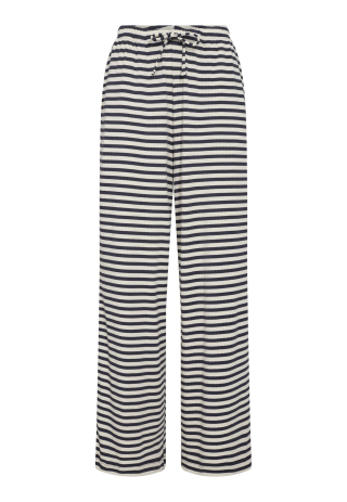 Rib bukser m. lige ben | Bambusviskose | Blåstribet -JBS of Denmark Women Rib bukser m. lige ben | Bambusviskose | Blåstribet -JBS of Denmark Women