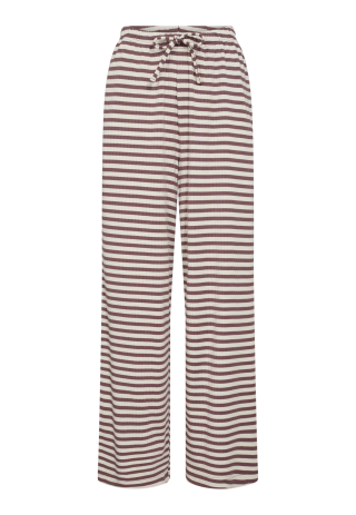 Rib bukser m. lige ben | Bambusviskose | Rosa stribet -JBS of Denmark Women Rib bukser m. lige ben | Bambusviskose | Rosa stribet -JBS of Denmark Women