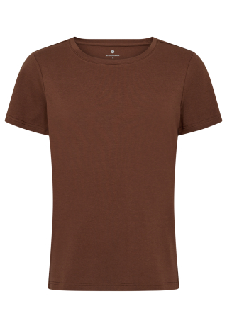 T-shirt |  Bambusviskose | Brun -JBS of Denmark Women