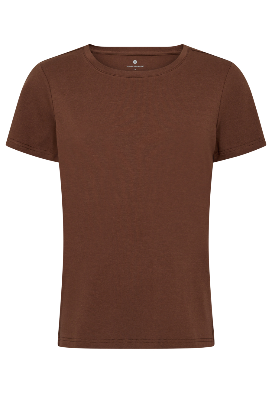 T-shirt |  Bambusviskose | Brun -JBS of Denmark Women