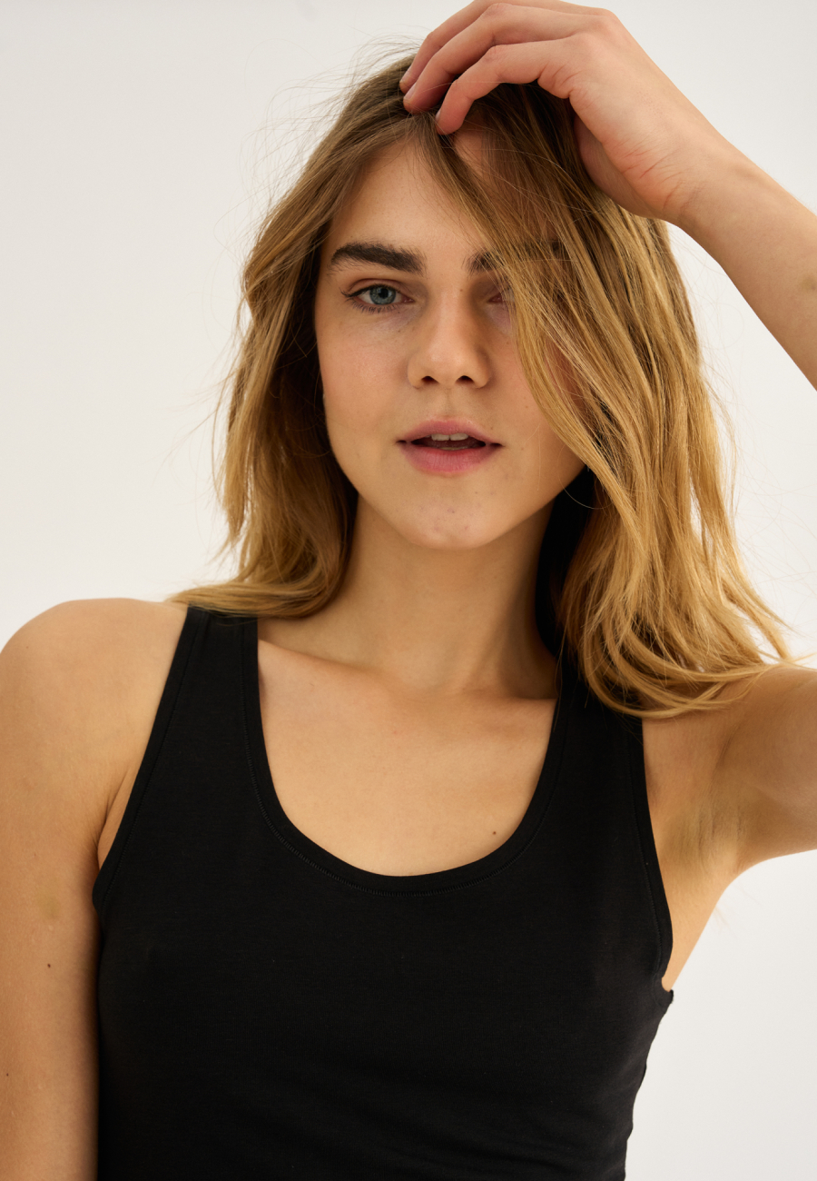 Tanktop | GOTS bomuld | Sort -JBS of Denmark Women