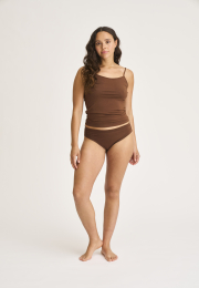 Stroptop |  Bambusviskose | Brun -JBS of Denmark Women