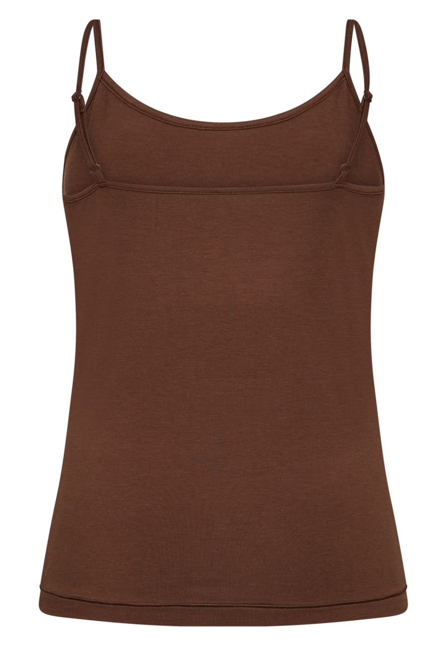 Stroptop |  Bambusviskose | Brun -JBS of Denmark Women