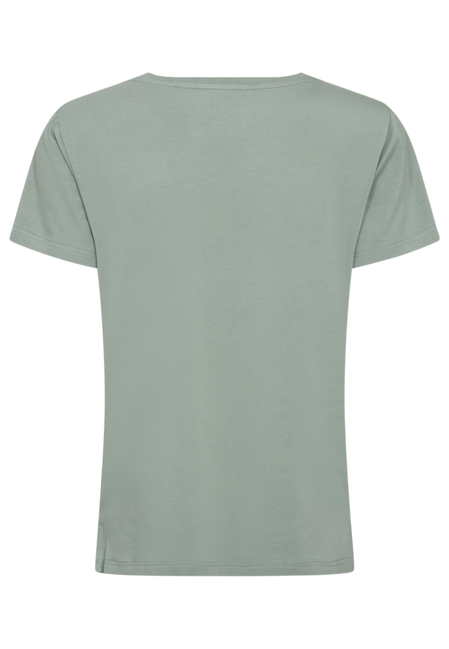 T-shirt, Bambusviskose, Grøn