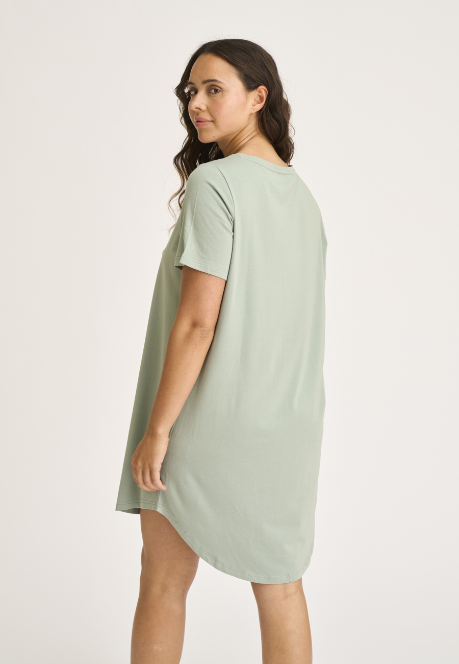 Big shirt |  Bambusviskose | Grøn -JBS of Denmark Women