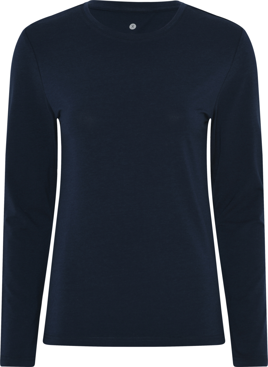 Langærmet t-shirt | Bambusviskose | Navy -JBS of Denmark Women