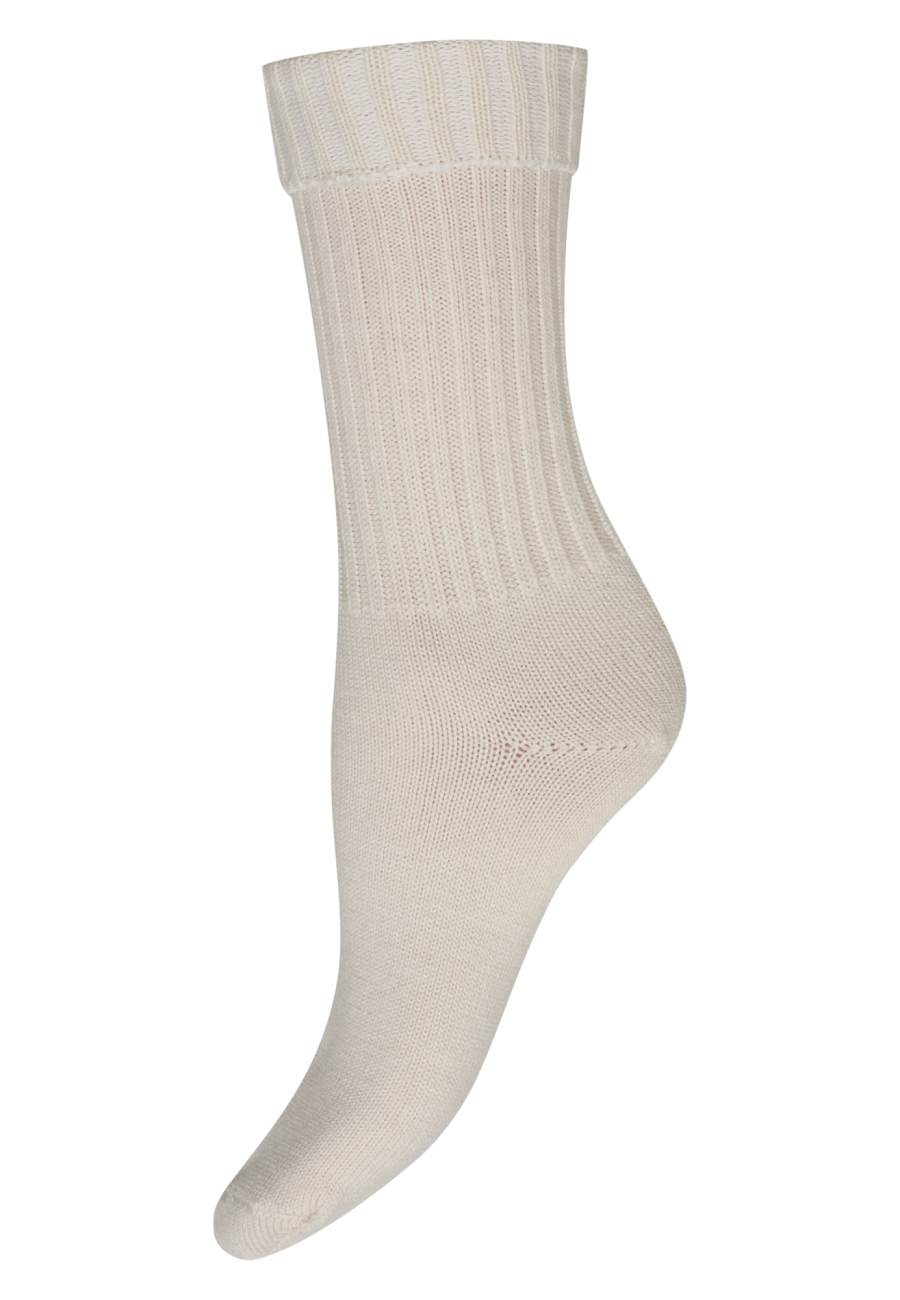 Ankelstrømpe | Uld | Ivory -JBS of Denmark Women