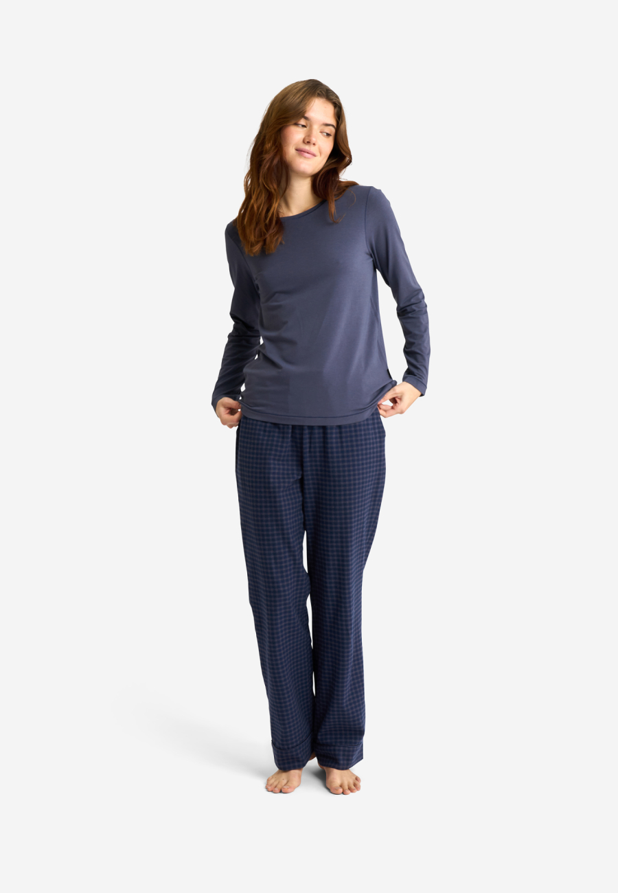 Langærmet t-shirt | Bambusviskose | Lavendel -JBS of Denmark Women