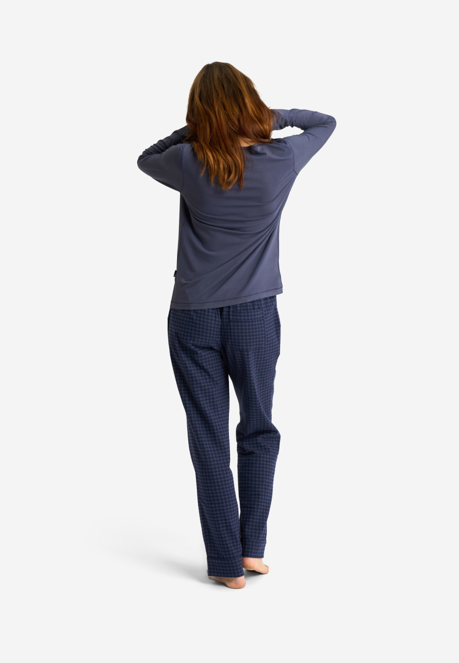 Langærmet t-shirt | Bambusviskose | Lavendel -JBS of Denmark Women