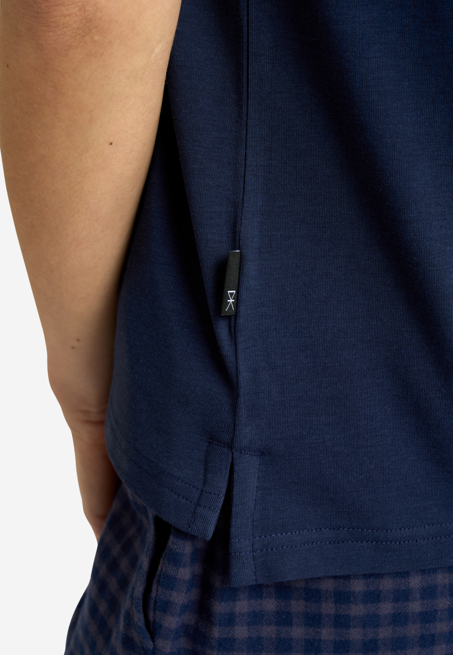 T-shirt |  Bambusviskose | Navy -JBS of Denmark Women