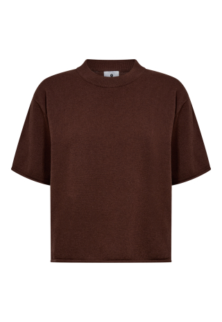 T-shirt | 100% Merinould | Brun -JBS of Denmark Women